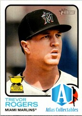 2022 Topps Heritage #283 Trevor Rogers Marlins